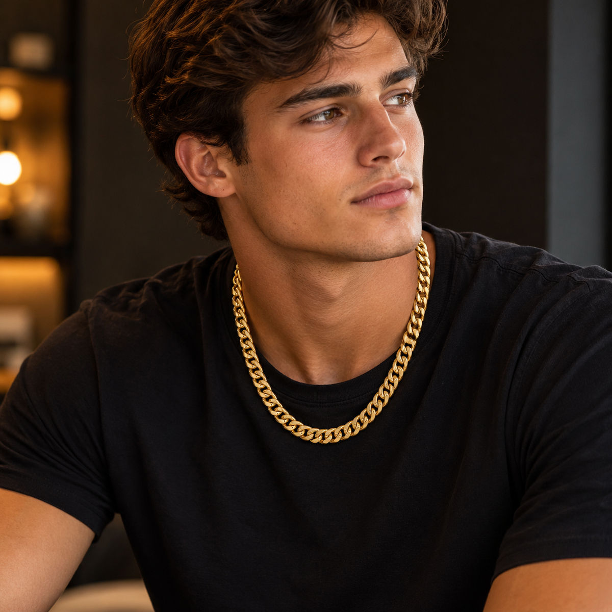 To My Son Cuban Link Chain – Meaningful Gift from Mom or Dad
