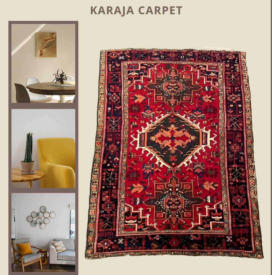 Karaja Runner Rug - Hand-Knotted Persian Hallway & Kitchen Runner