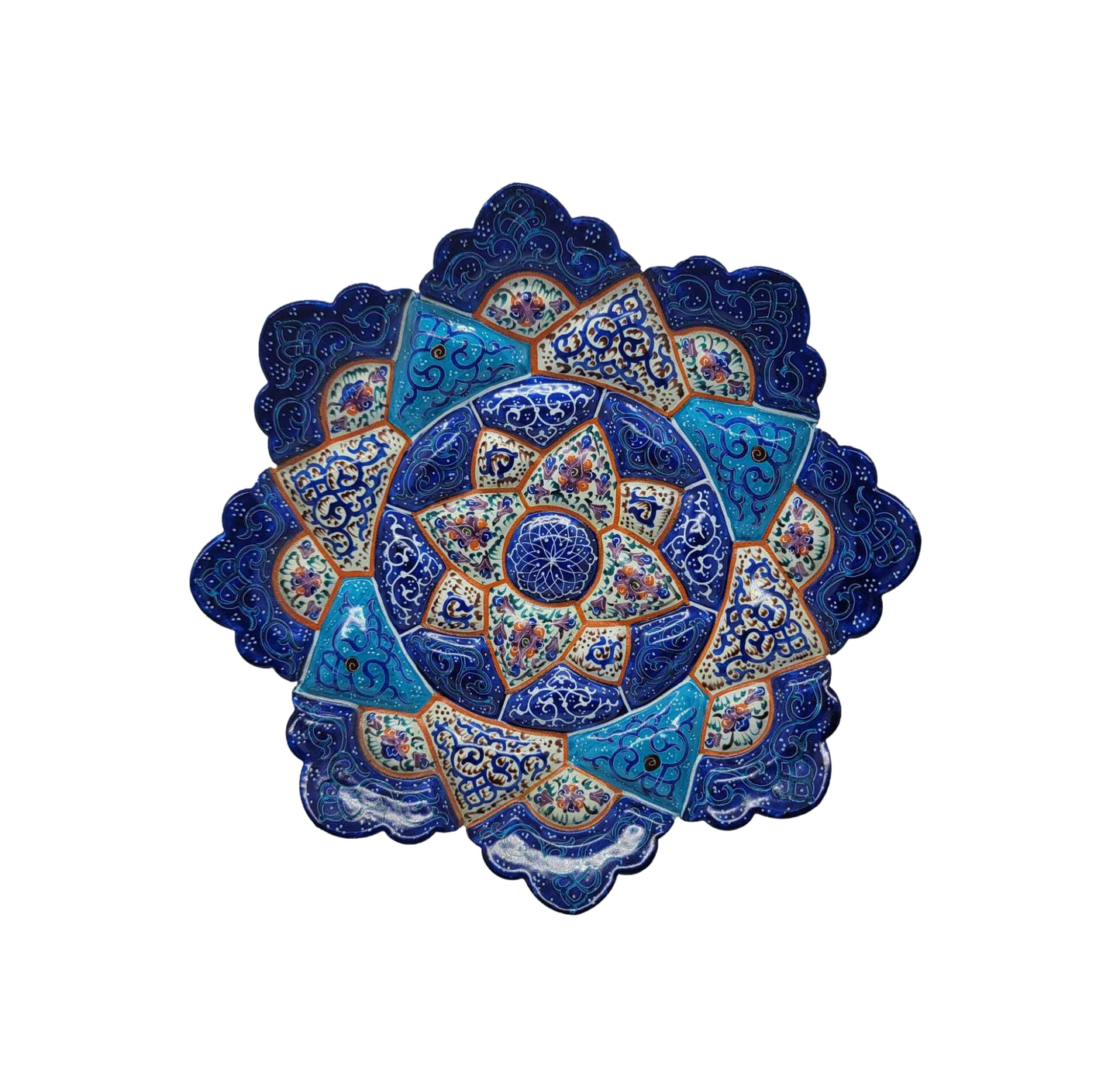 Minakari Plate Design 1006