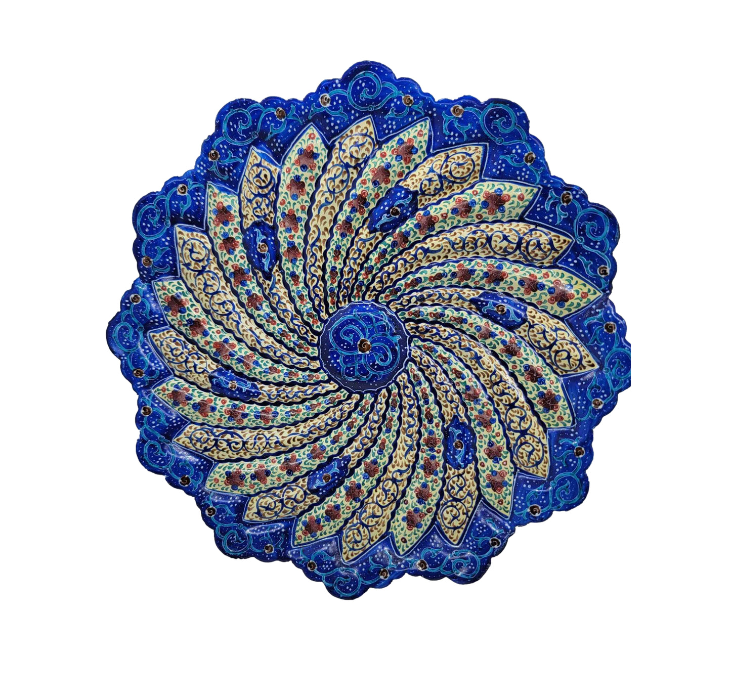 Minakari Plate design 1002