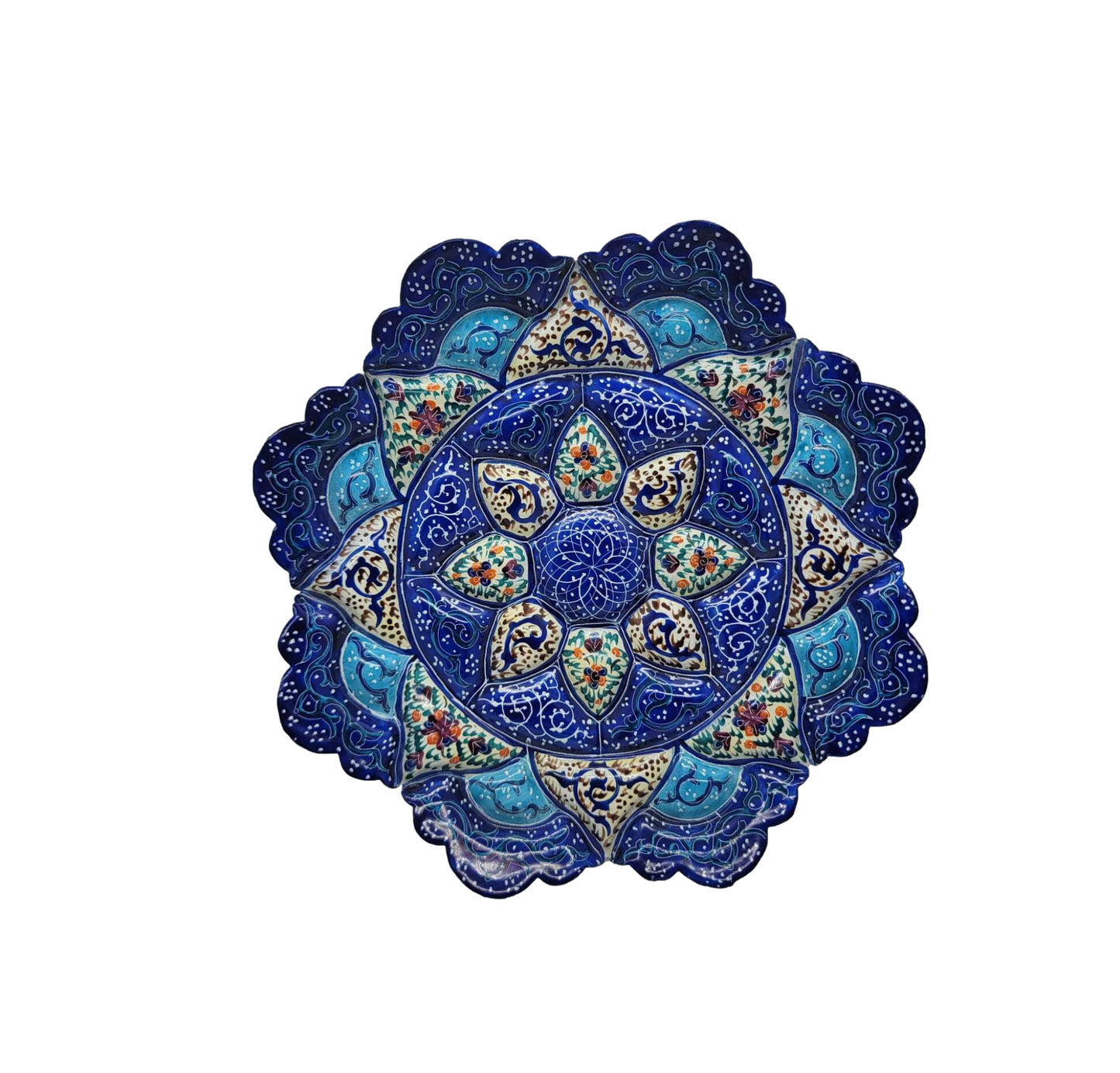 Minakari Plate Design 1008