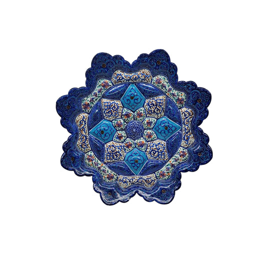 Minakari Plate Design 1009