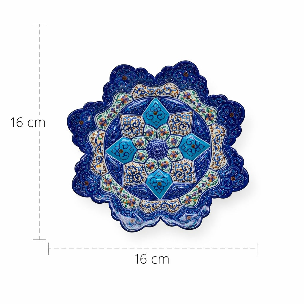 Minakari Plate Design 1009