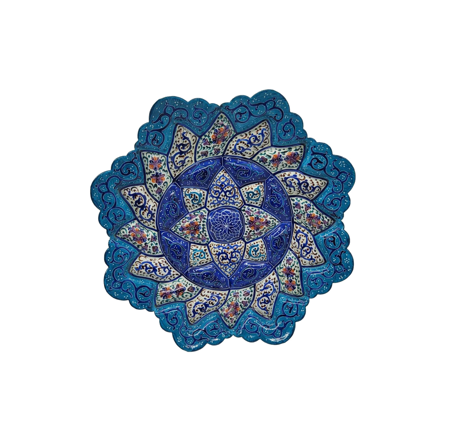 Minakari Plate Design 1010