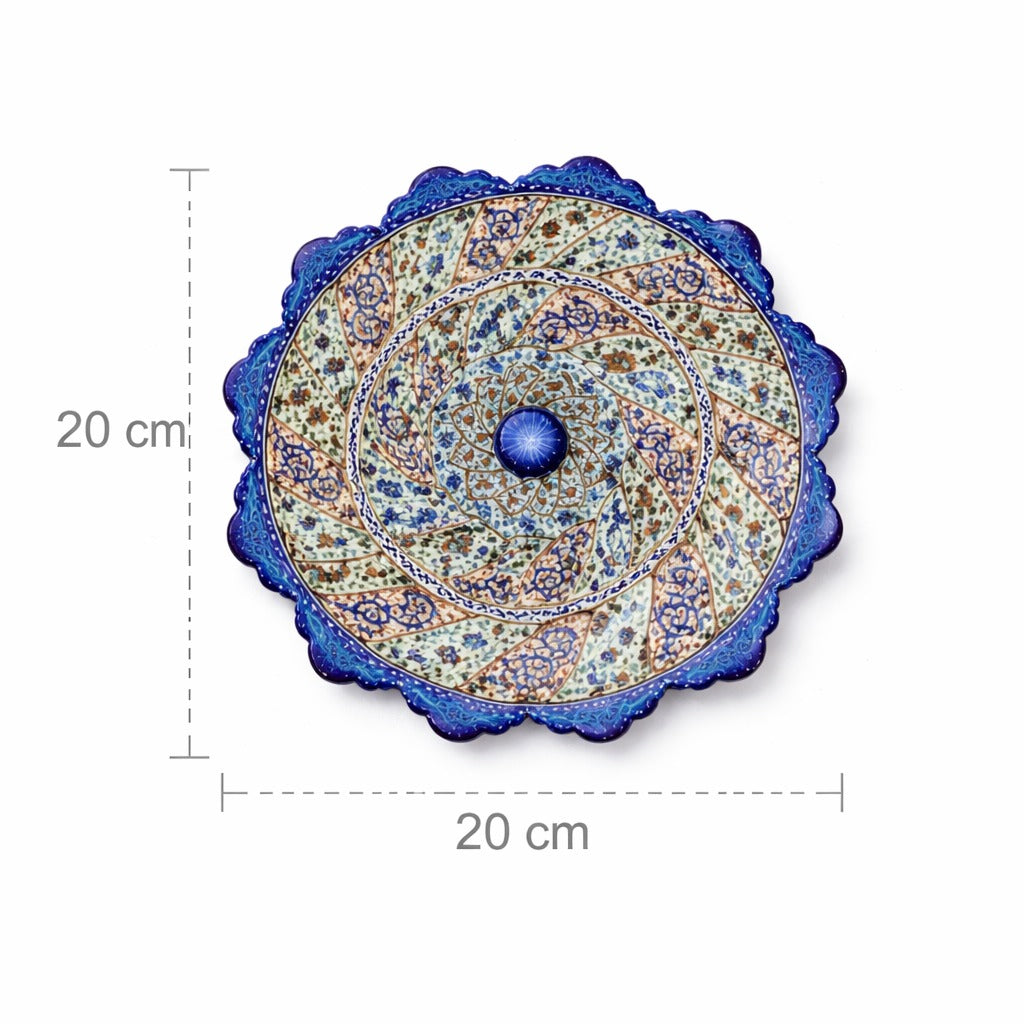 Minakari Plate design 1001