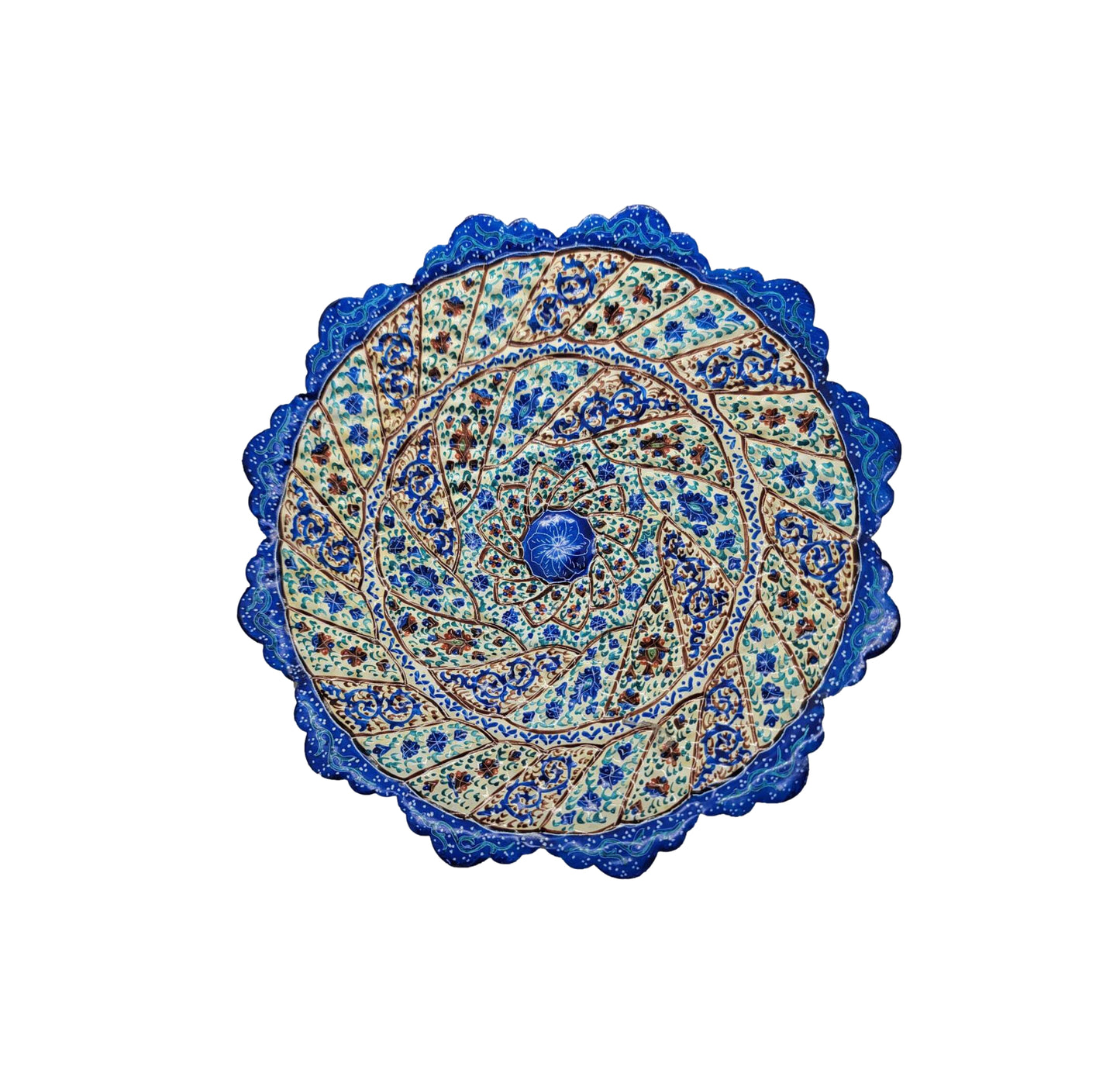 Minakari Plate design 1001