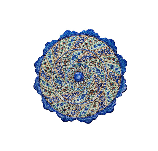 Minakari Plate design 1001