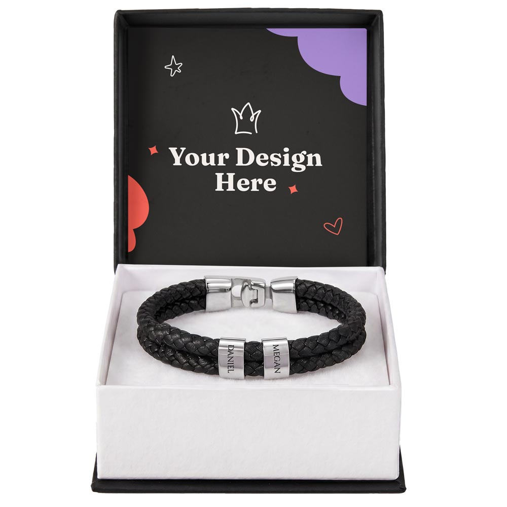 To My Son – Personalized Name Bracelet | Meaningful Gift for Son