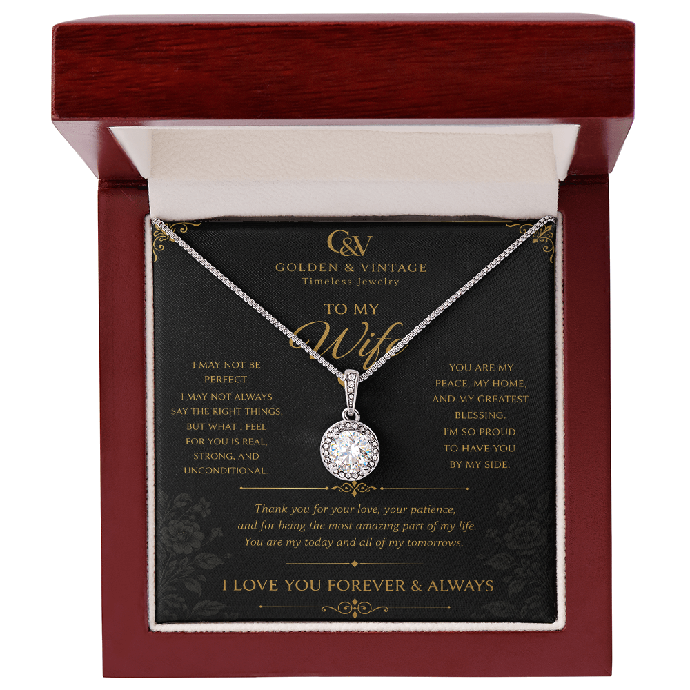 To My Wife – Forever Love Eternal Hope Necklace