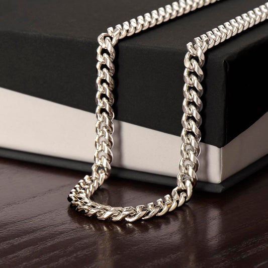 G &V Bold & Timeless Cuban Link Chain – Elevate Your Style