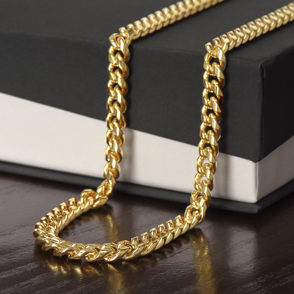 G &V Bold & Timeless Cuban Link Chain – Elevate Your Style