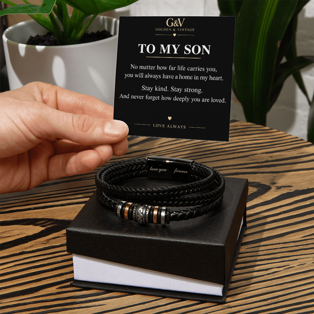 To My Son – Stay Kind, Stay Strong | Meaningful Gift from Mom or Dad