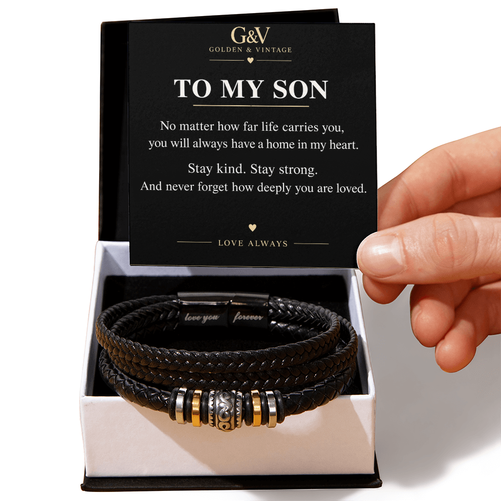 To My Son – Stay Kind, Stay Strong | Meaningful Gift from Mom or Dad