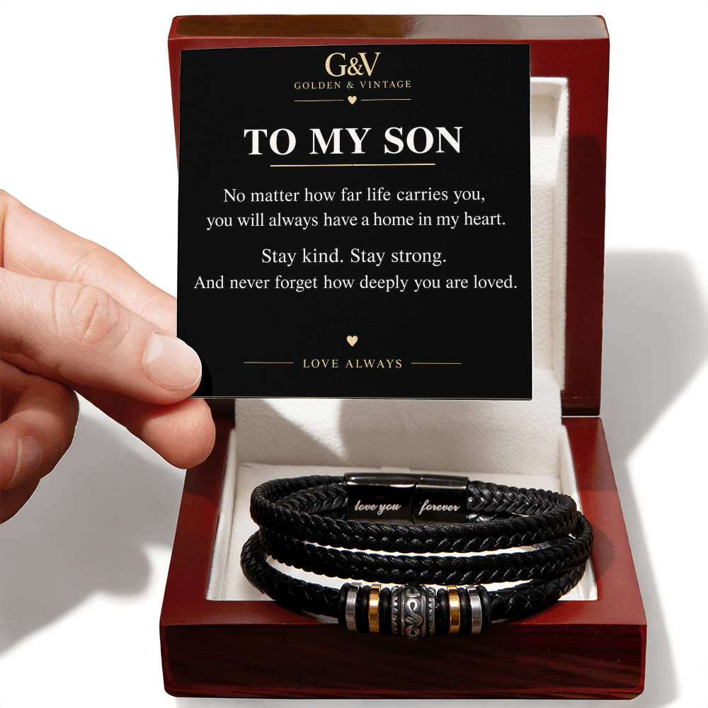 To My Son – Stay Kind, Stay Strong | Meaningful Gift from Mom or Dad