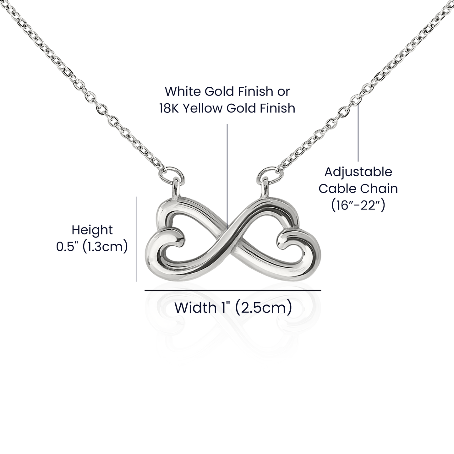To My Beautiful Daughter – Endless Love Necklace | Meaningful Gift for Daughter