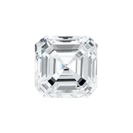 Bezel Ring Asscher•White Gold