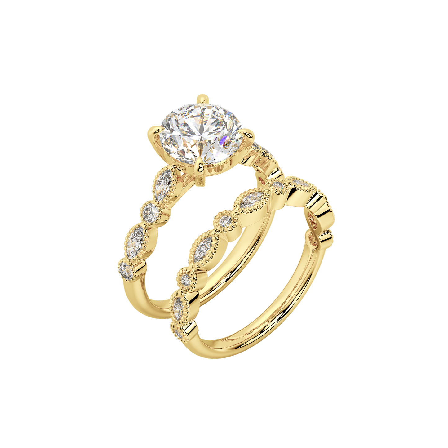 Milgrain Ring