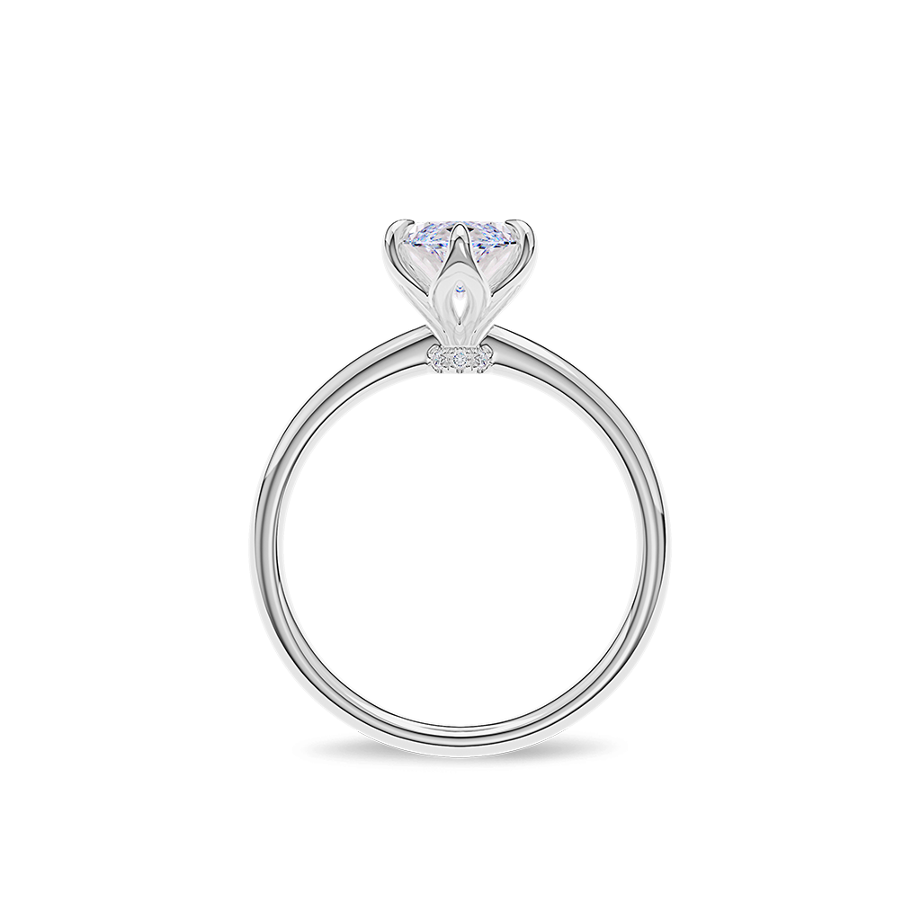 Dia Solitaire Engagement Ring Marquise•White Gold
