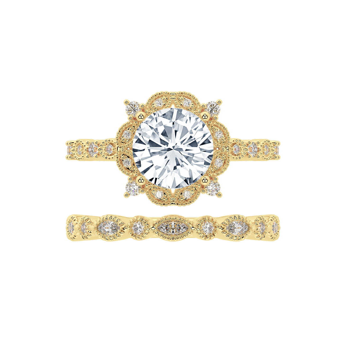 Milgrain Ring