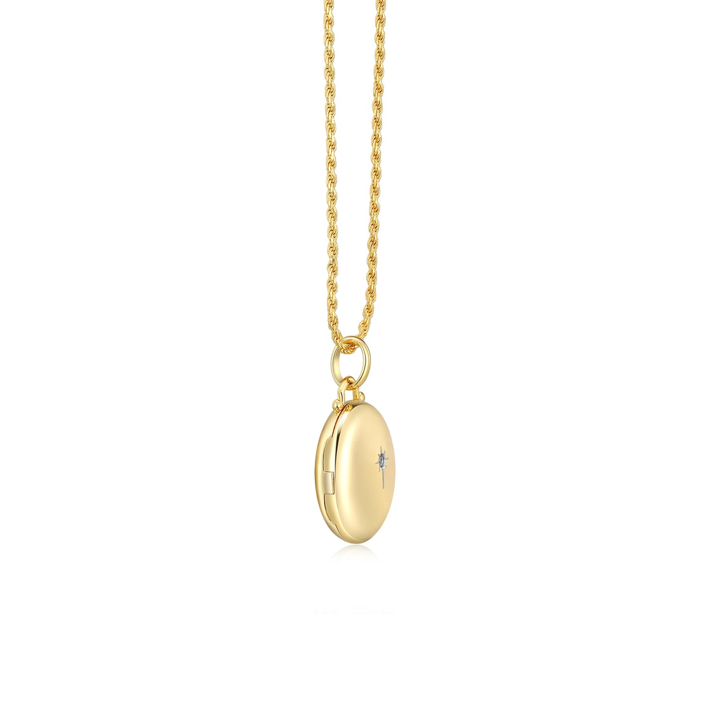 18K Gold Plated Luna Glow  Whisper Locket SN008G