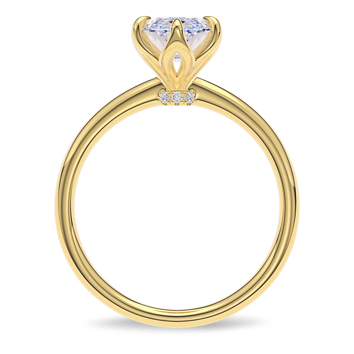 Dia Solitaire Engagement Ring Marquise•Yellow Gold