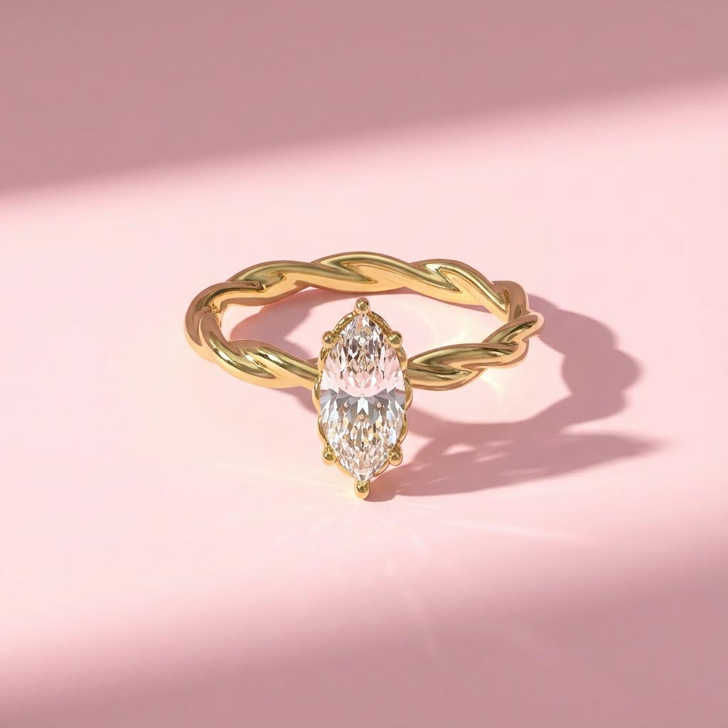 Vintage-Inspired Twist Ring