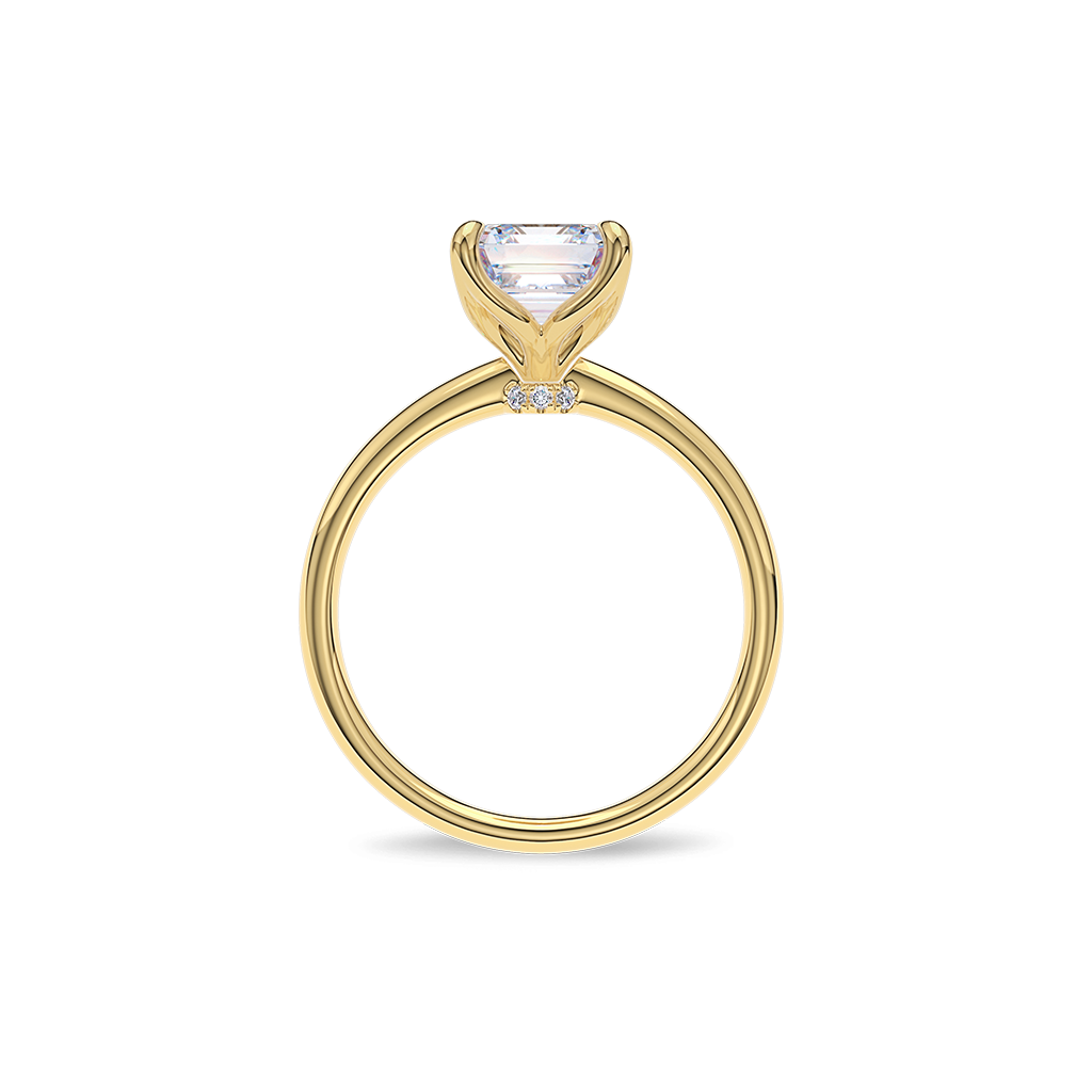 Dia Solitaire Engagement Ring Radiant•Yellow Gold