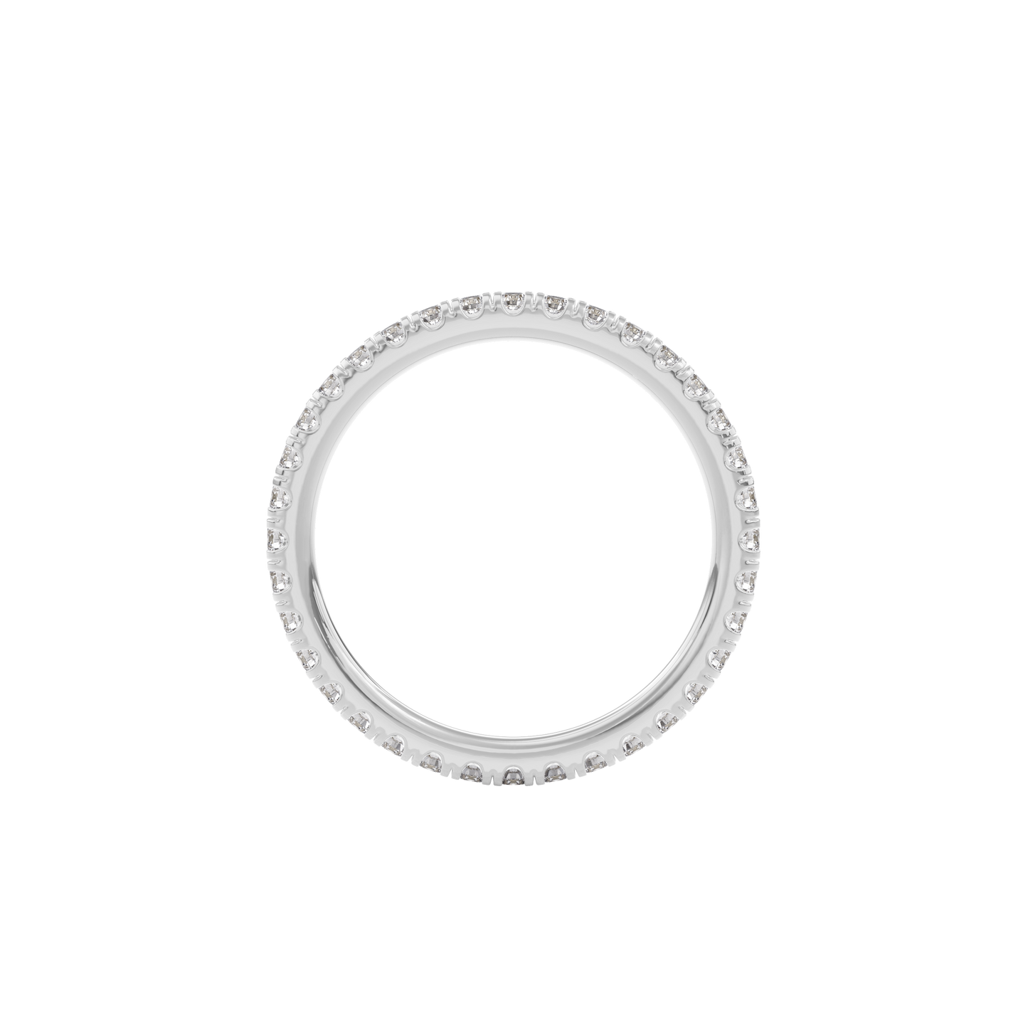 Wedding Bands Enternity Band 1.8mm•White Gold