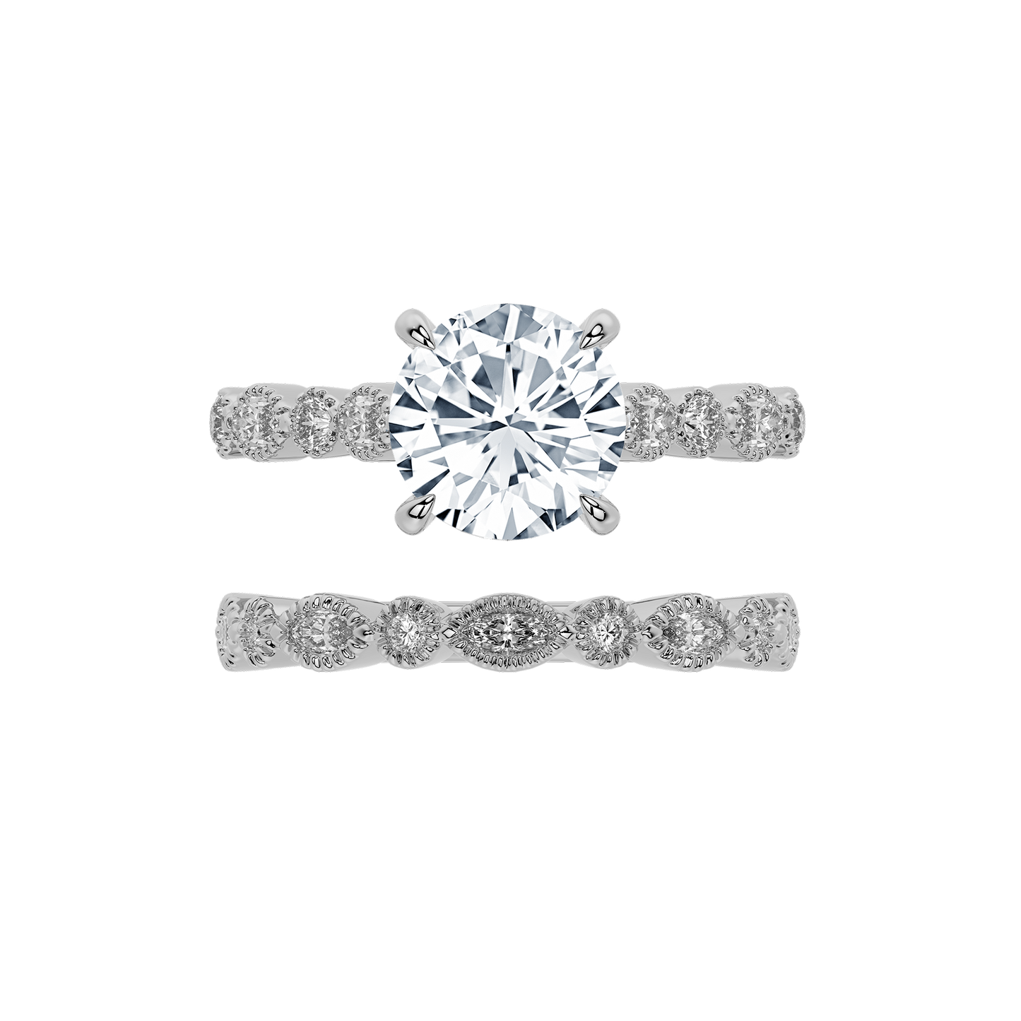 Milgrain Ring