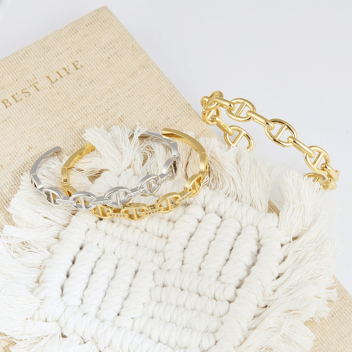 Antalya Gold Cuff Bangle