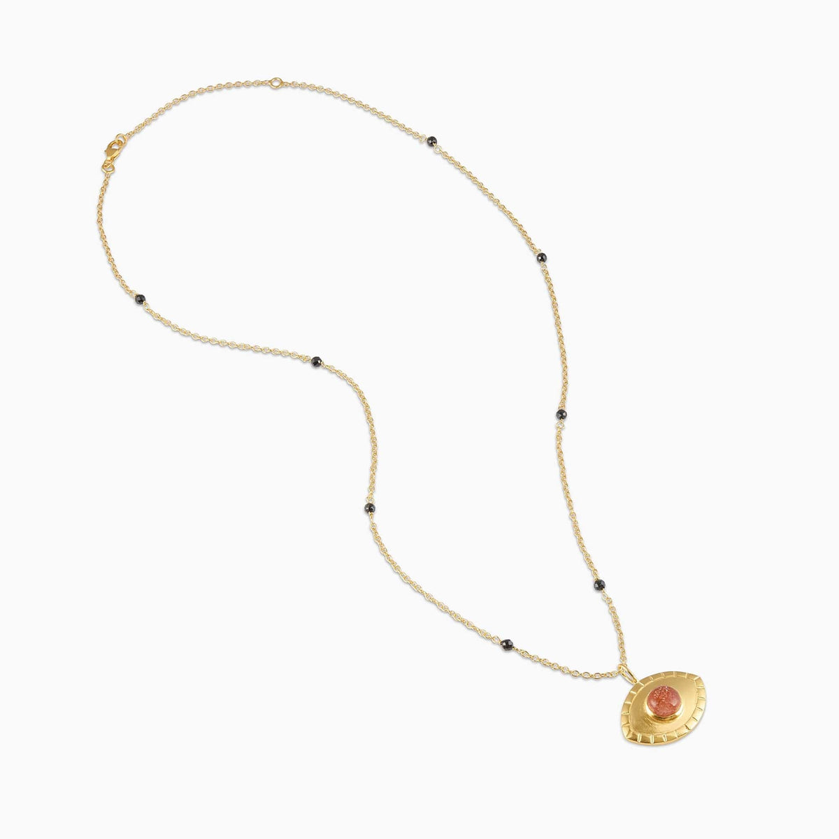 Divine Eye Sandstone Necklace (Small)