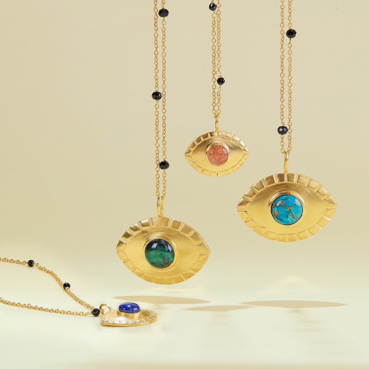 Divine Eye Sandstone Necklace (Small)