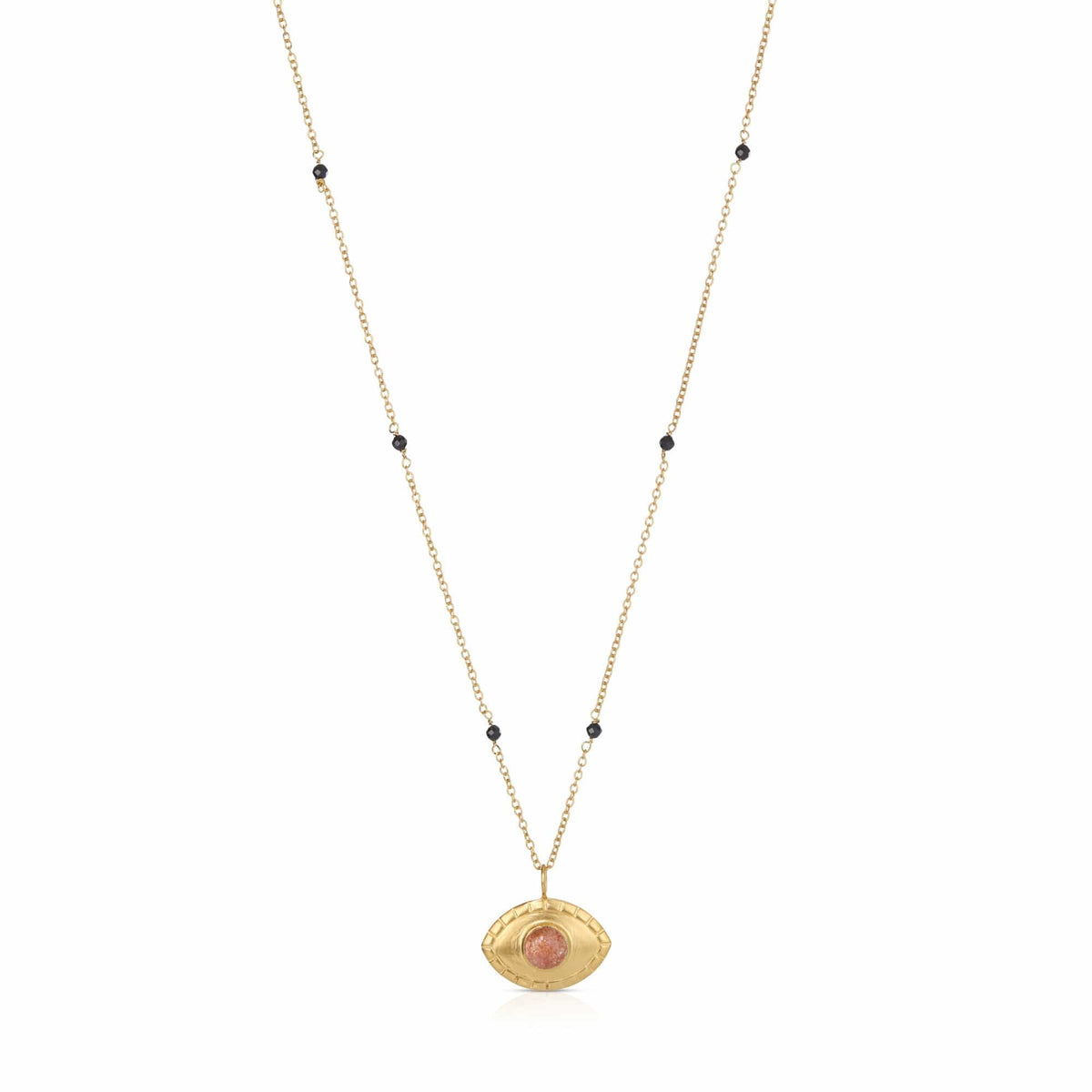 Divine Eye Sandstone Necklace (Small)