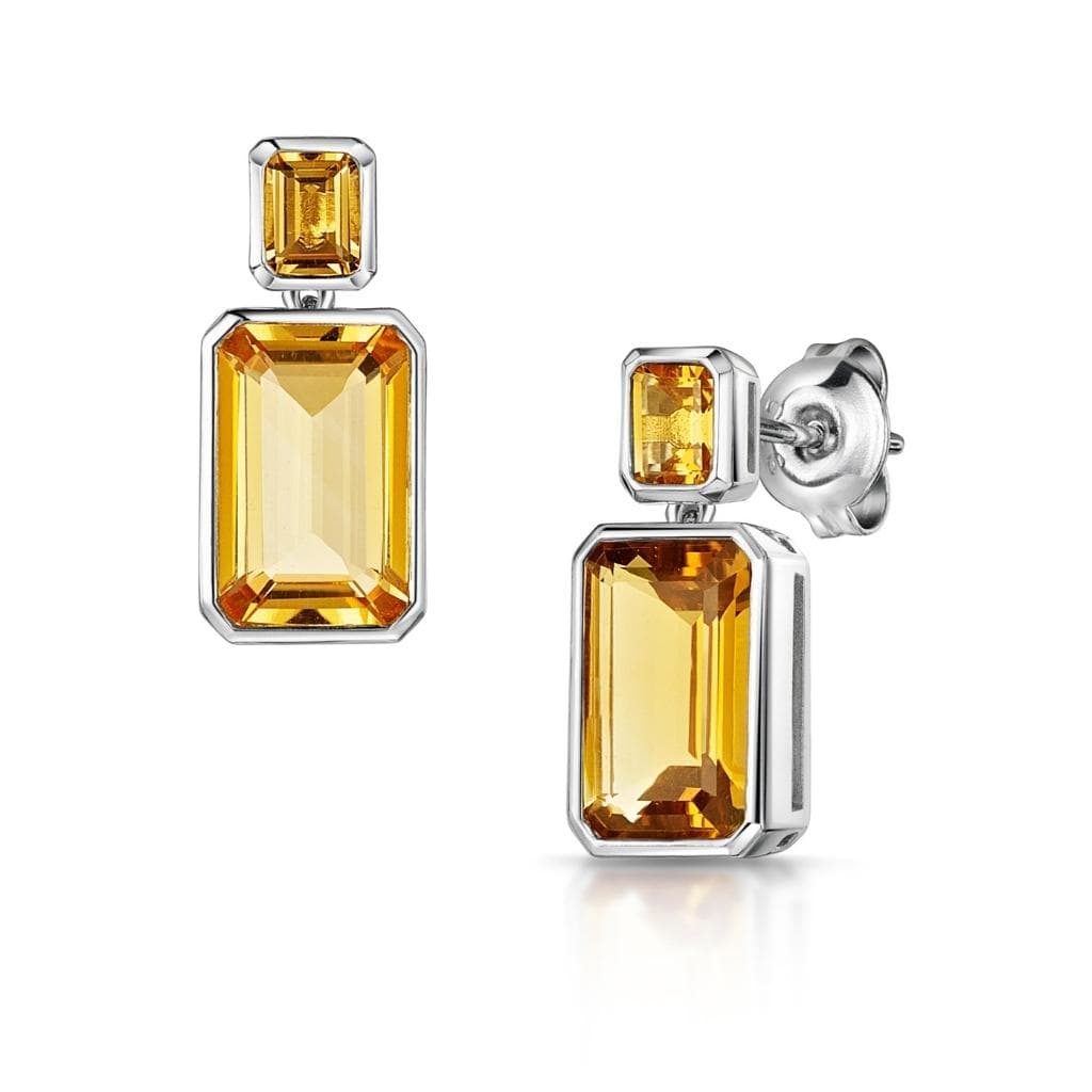 Angelina Citrine Earrings