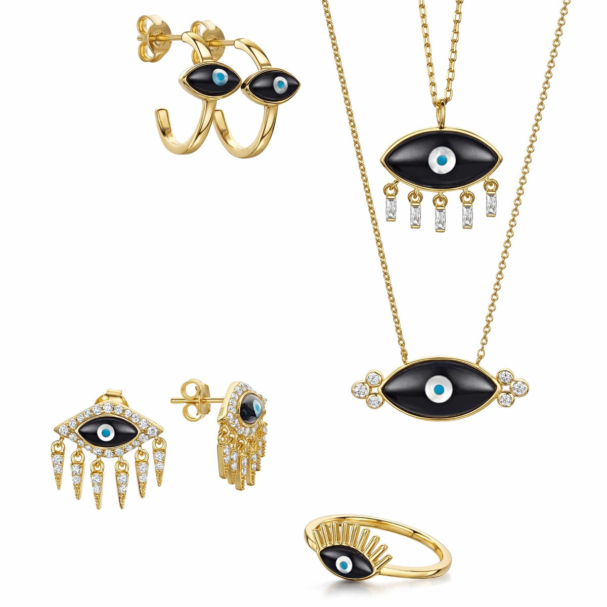 Divine Eye- Lower Lash Lucky Eye Earrings