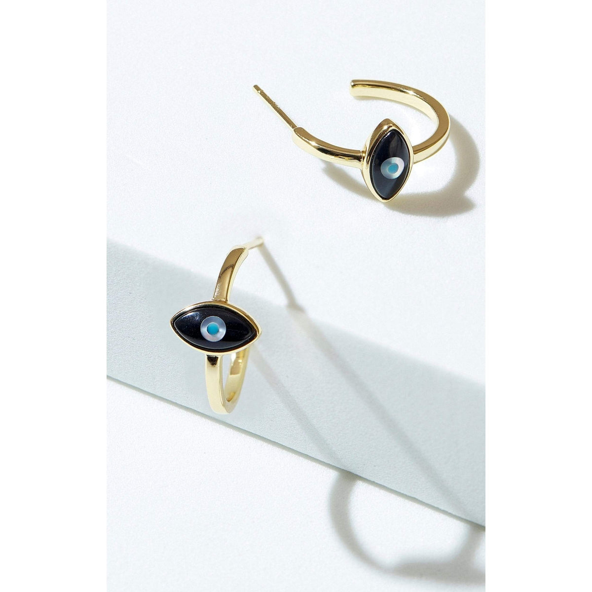 Divine Eye- Lucky Eye Hoop Earrings