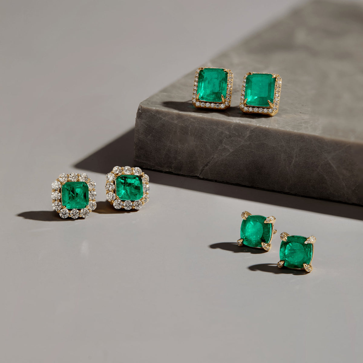 Envy- Emerald Princess Earrings