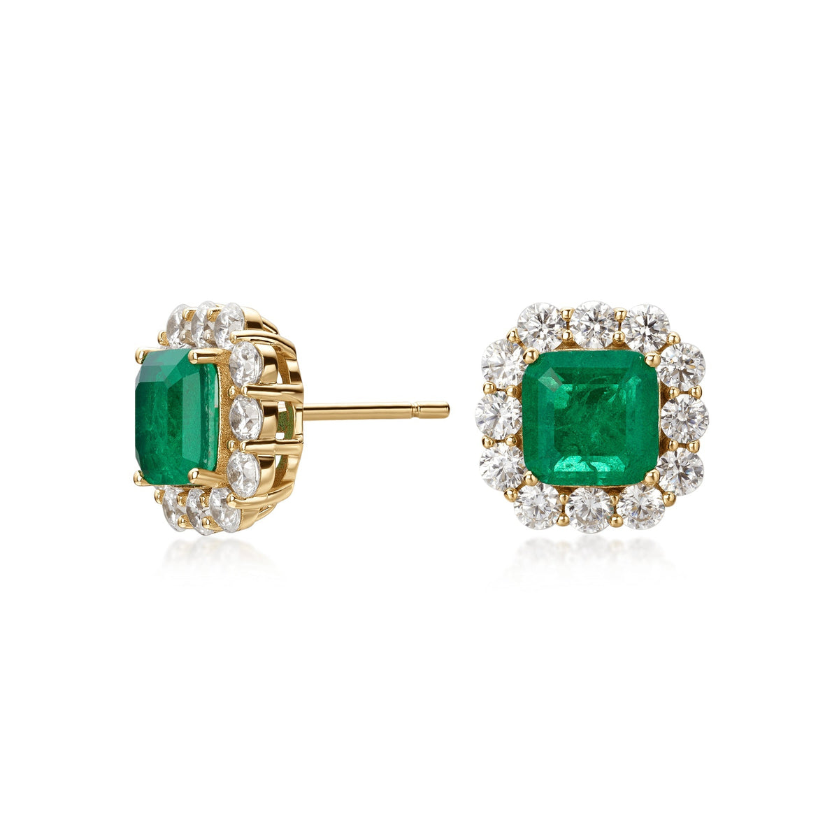 Envy- Emerald Princess Earrings