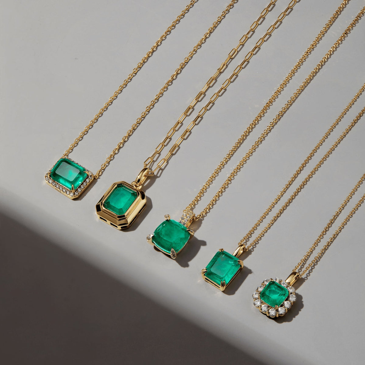 Envy- Endless Emerald Necklace
