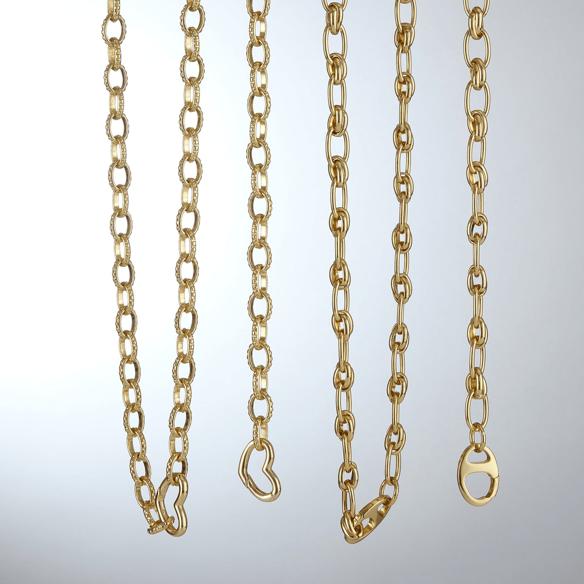 Golden Hour- Criss Cross Oval Link Chain