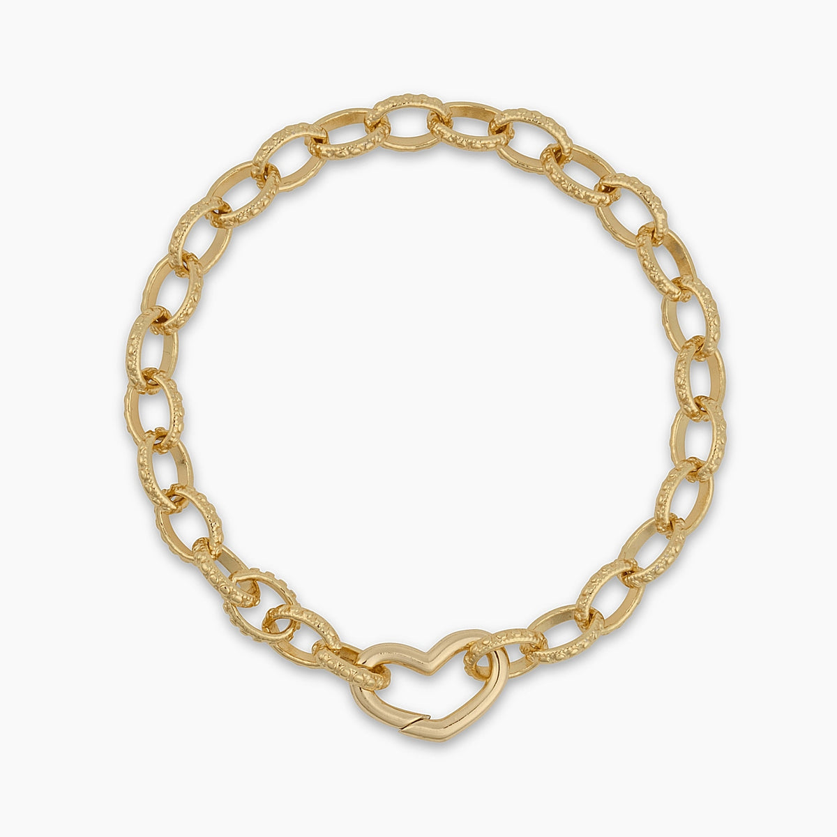 Golden Hour- Fancy Oval Link Bracelet
