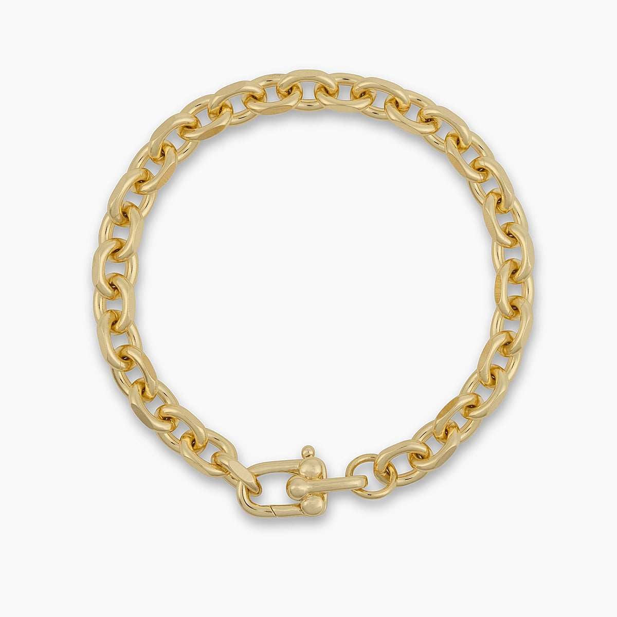 Golden Hour- Oval Link Bracelet