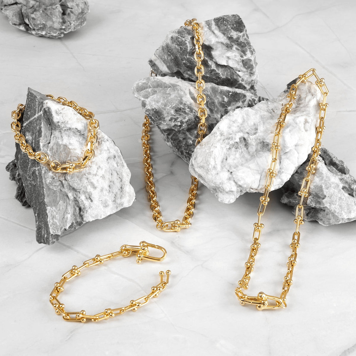 Golden Hour- Oval Link Bracelet