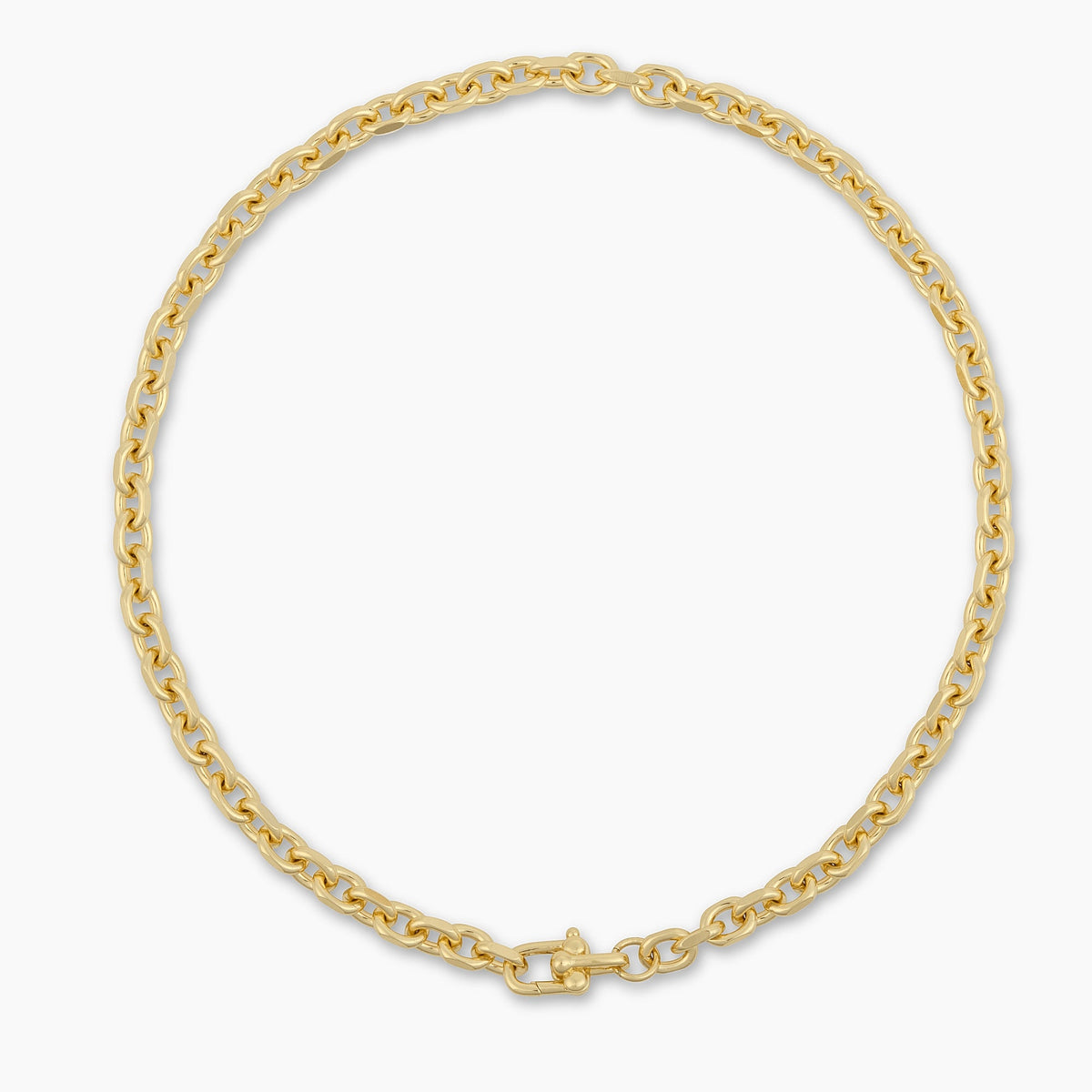 Golden Hour- Oval Link Chain