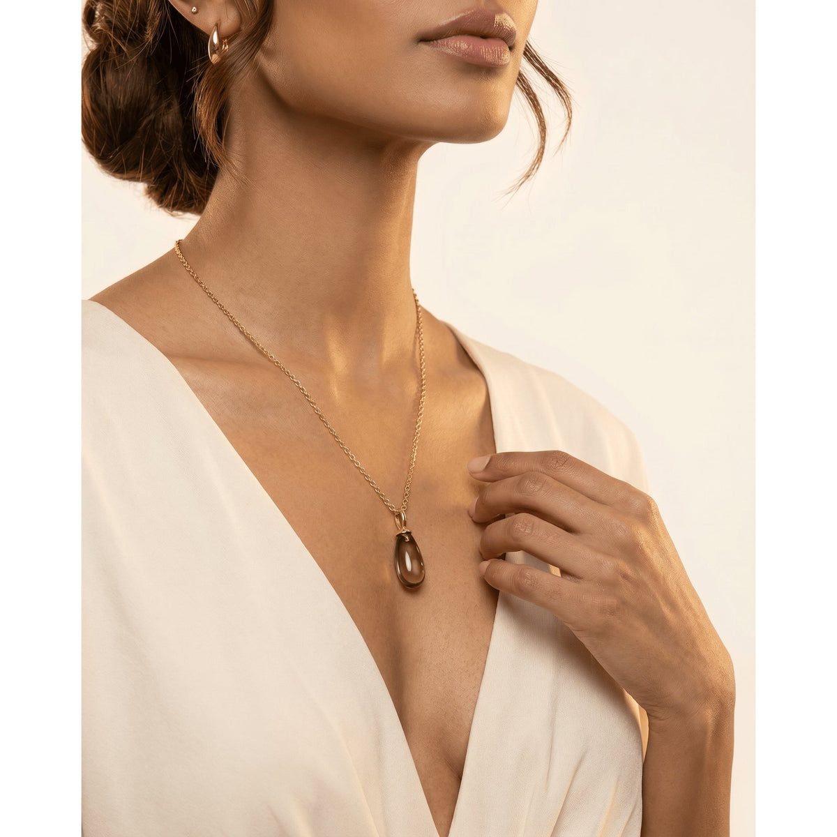 Desert Dreams- Chocolate Drop Necklace