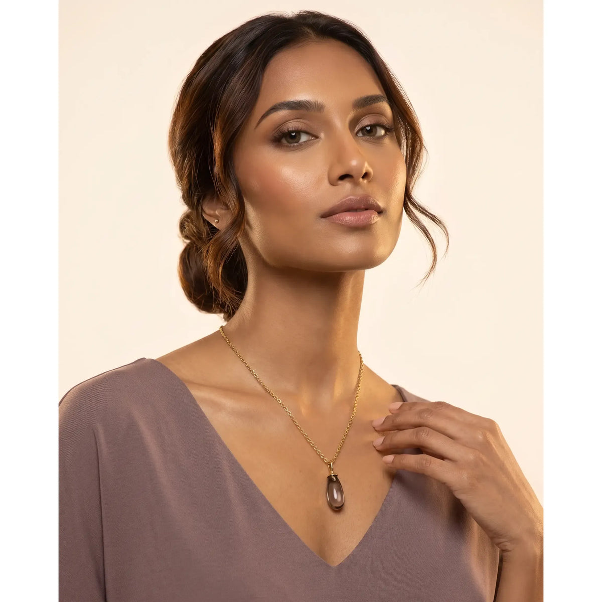 Desert Dreams- Chocolate Drop Necklace