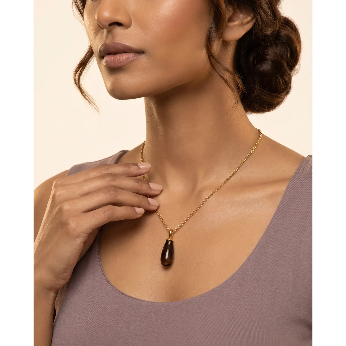 Desert Dreams- Chocolate Drop Necklace