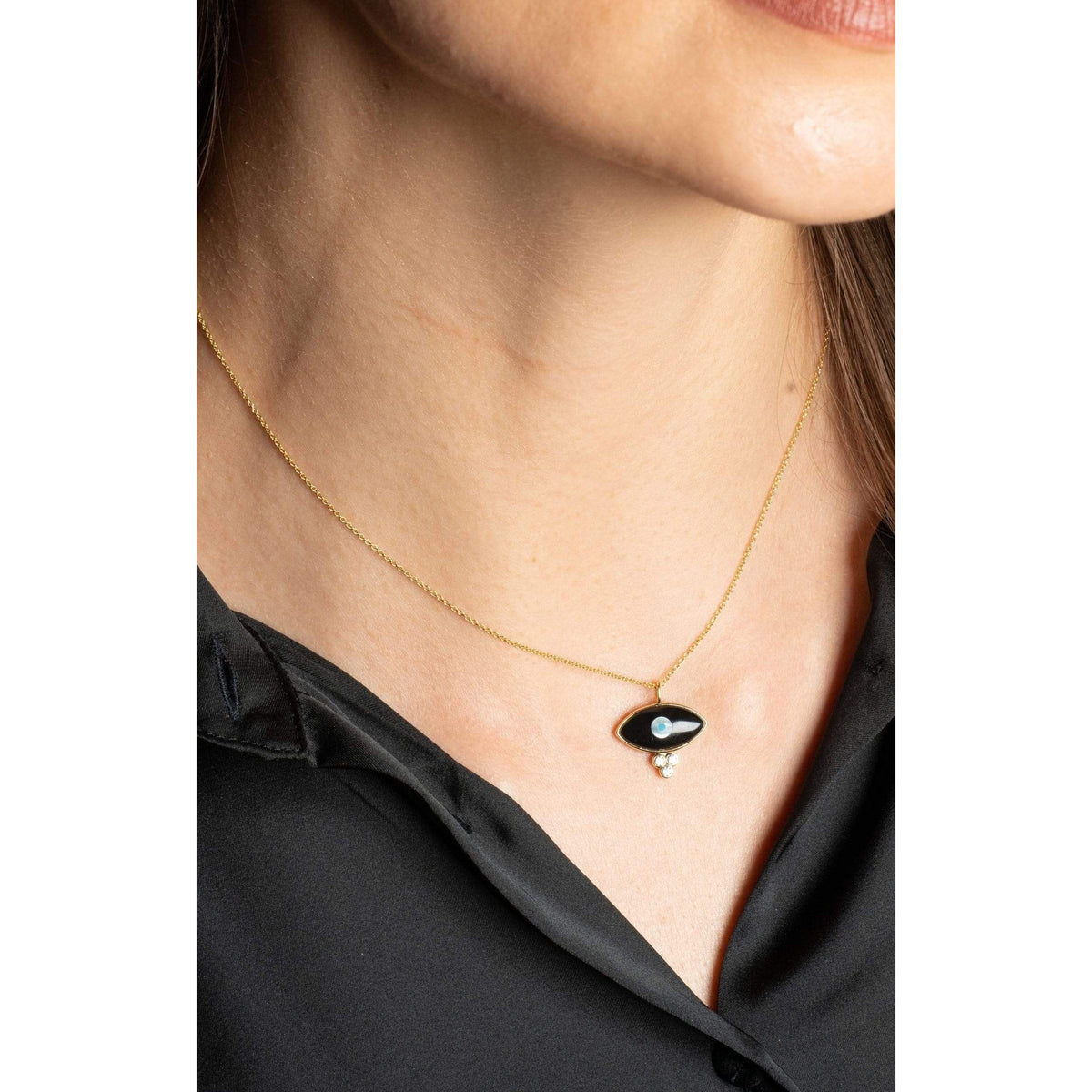 Divine Eye- Dew Drop Lucky Eye Necklace