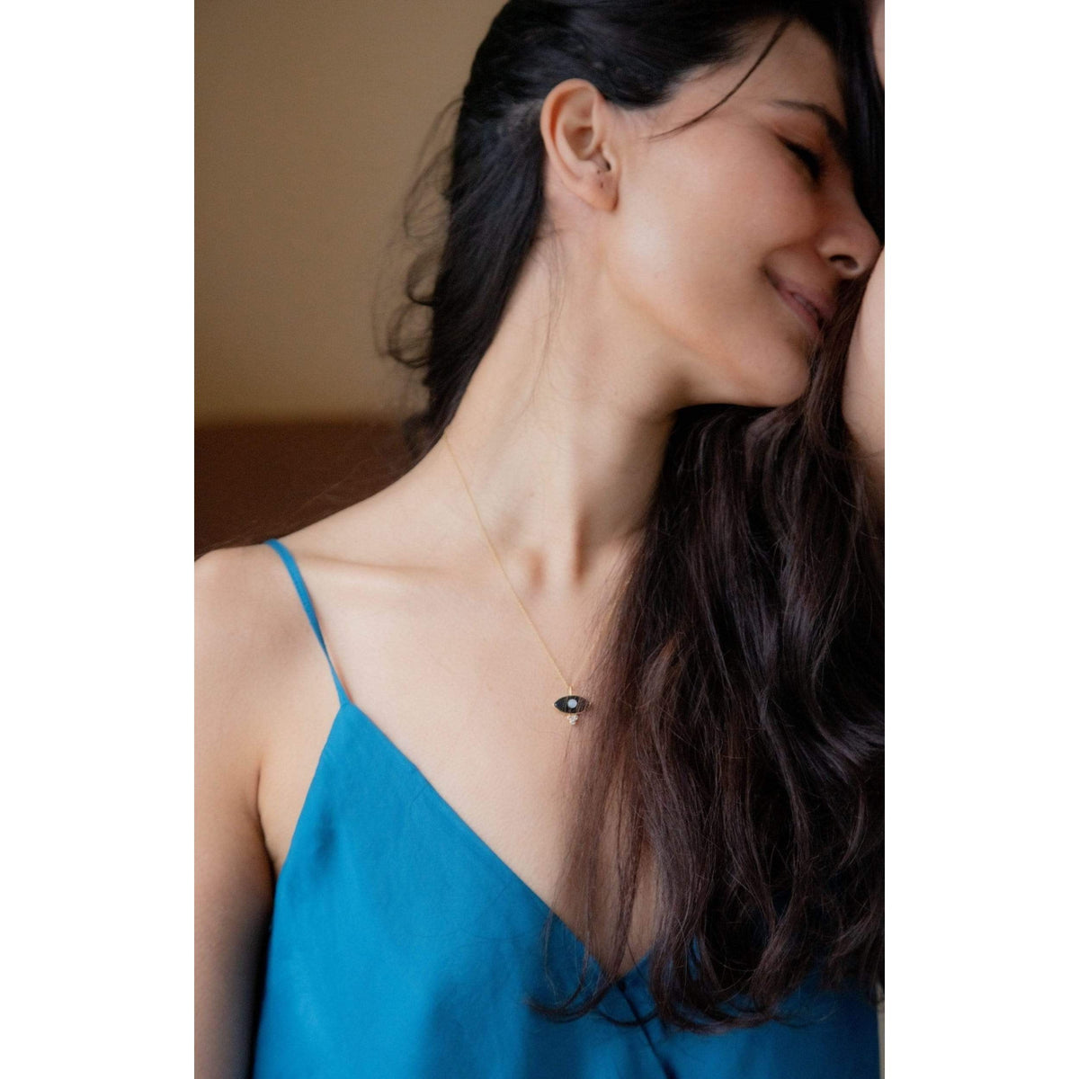 Divine Eye- Dew Drop Lucky Eye Necklace