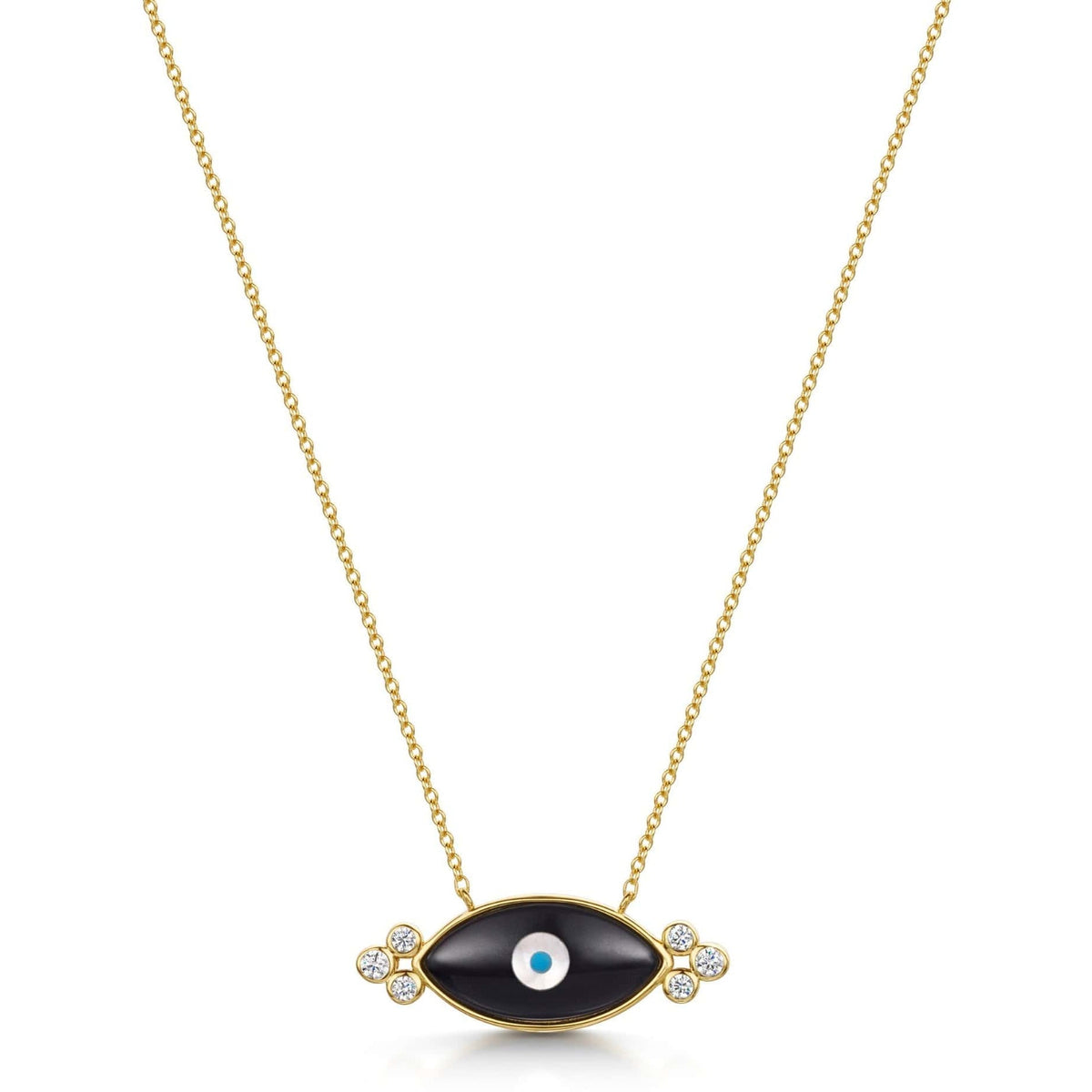 Divine Eye- Double Bubble Lucky Eye Necklace